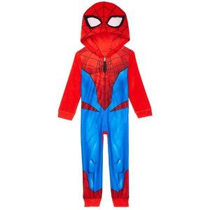 DISNEY MARVEL SPIDERMAN SUIT HALLOWEEN COSTUME PAJAMA ONESIE PJ JUMPSUIT SPIDER
